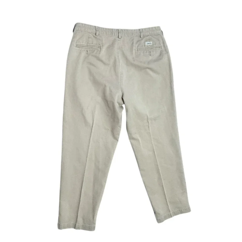 Polo Ralph Lauren Mens Pleated‎ Chino Pants Khaki Tan 100% Cotton 38x30 Classic